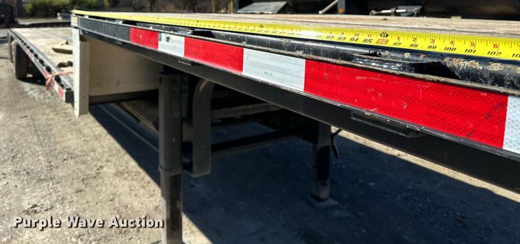 image for item LK9646 2021 Transcraft  554S  drop deck equipment trailer