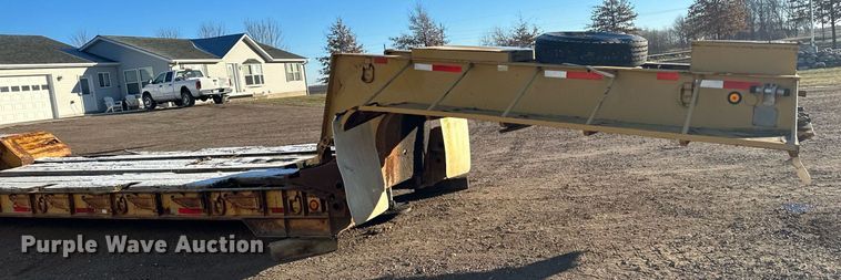 image for item LO9379 1976 Hyster  lowboy equipment trailer