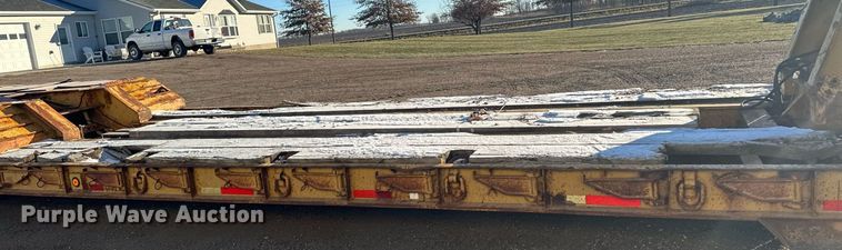 image for item LO9379 1976 Hyster  lowboy equipment trailer