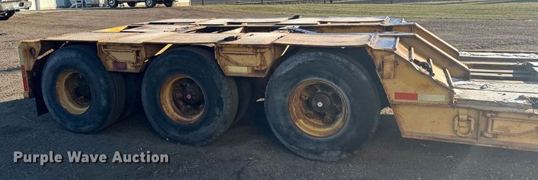 image for item LO9379 1976 Hyster  lowboy equipment trailer