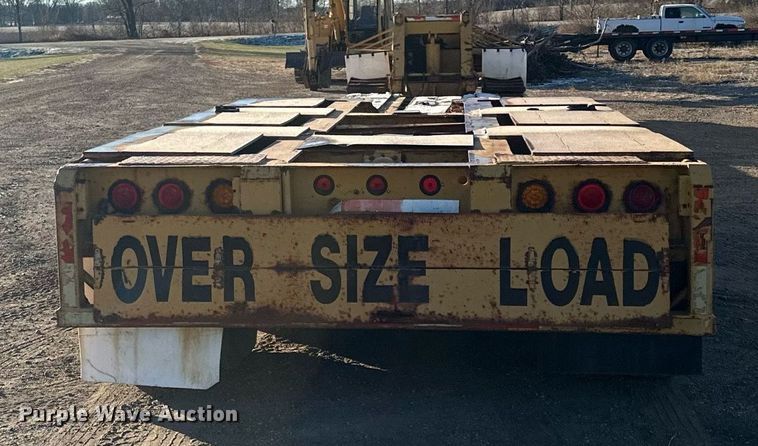 image for item LO9379 1976 Hyster  lowboy equipment trailer