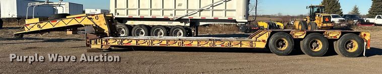 image for item LO9379 1976 Hyster  lowboy equipment trailer