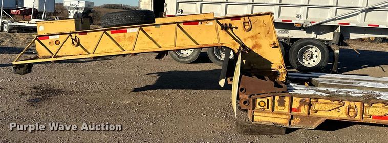 image for item LO9379 1976 Hyster  lowboy equipment trailer