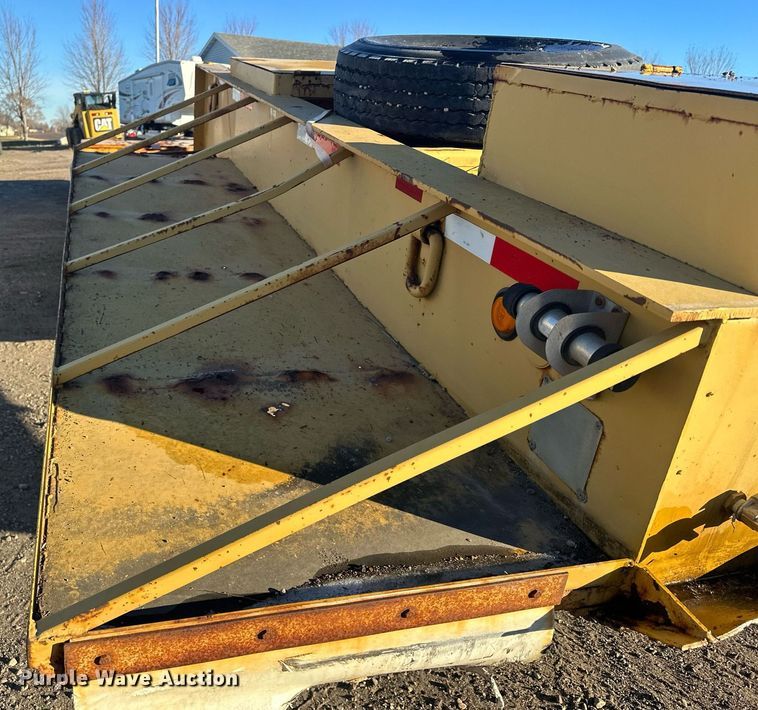 image for item LO9379 1976 Hyster  lowboy equipment trailer