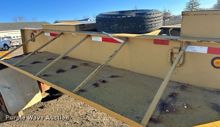 image for item LO9379 1976 Hyster  lowboy equipment trailer