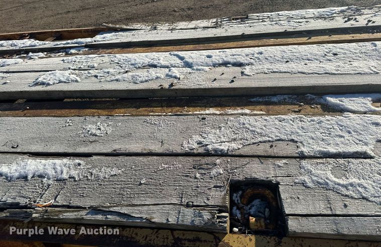 image for item LO9379 1976 Hyster  lowboy equipment trailer