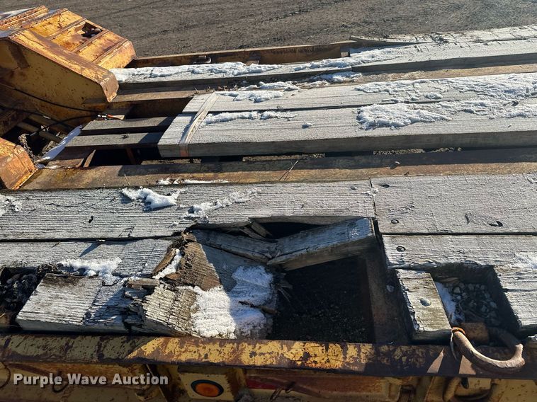 image for item LO9379 1976 Hyster  lowboy equipment trailer