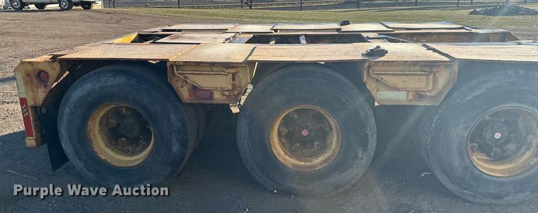 image for item LO9379 1976 Hyster  lowboy equipment trailer