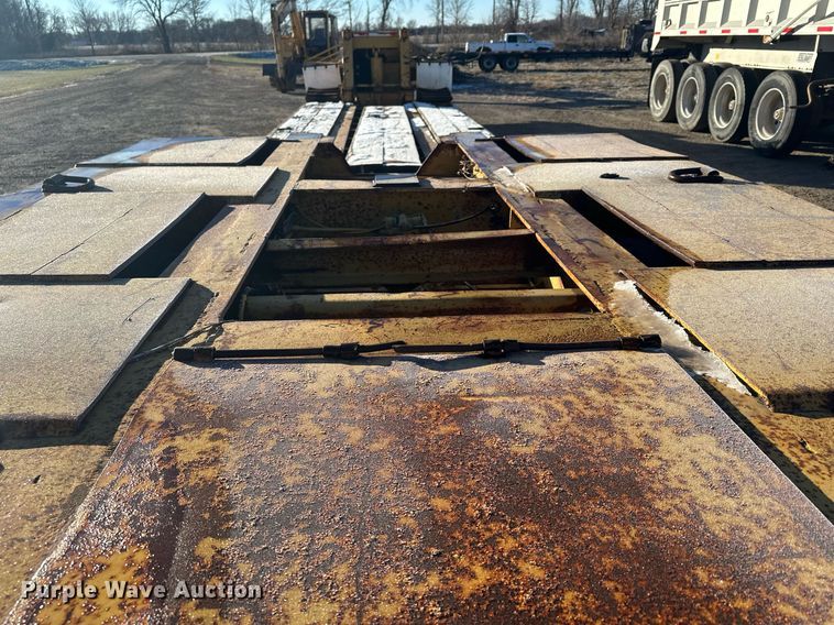 image for item LO9379 1976 Hyster  lowboy equipment trailer