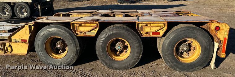 image for item LO9379 1976 Hyster  lowboy equipment trailer