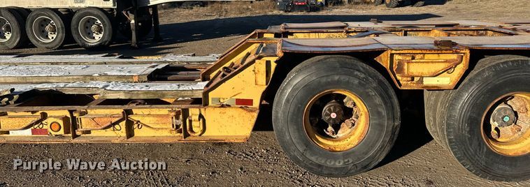 image for item LO9379 1976 Hyster  lowboy equipment trailer