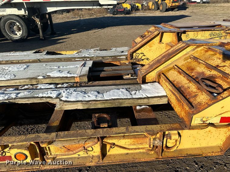 image for item LO9379 1976 Hyster  lowboy equipment trailer