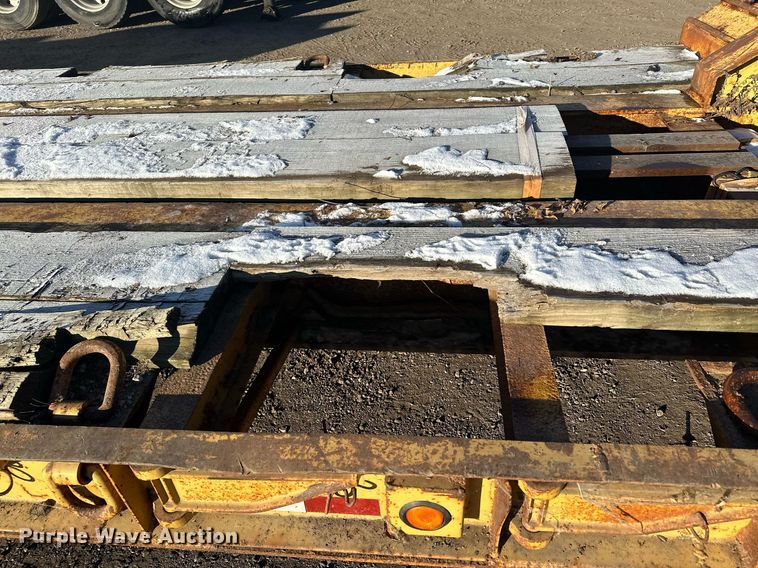 image for item LO9379 1976 Hyster  lowboy equipment trailer