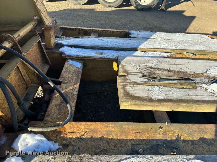 image for item LO9379 1976 Hyster  lowboy equipment trailer