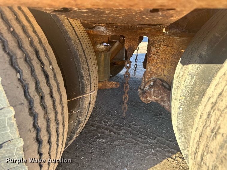 image for item LO9379 1976 Hyster  lowboy equipment trailer