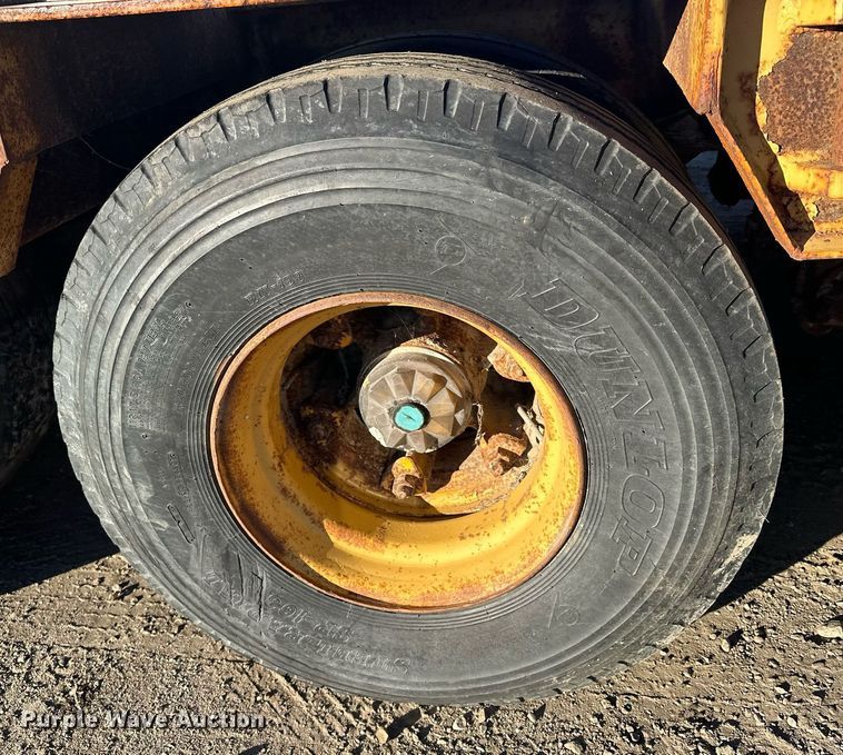 image for item LO9379 1976 Hyster  lowboy equipment trailer