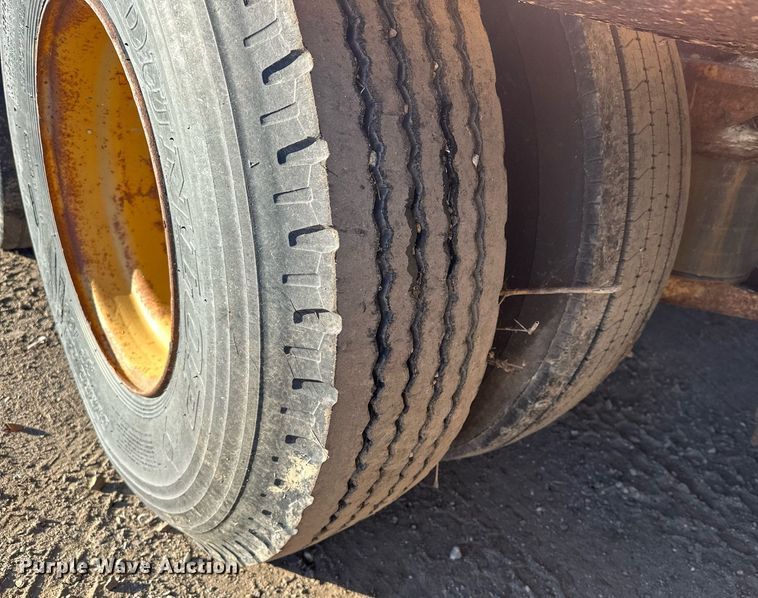 image for item LO9379 1976 Hyster  lowboy equipment trailer