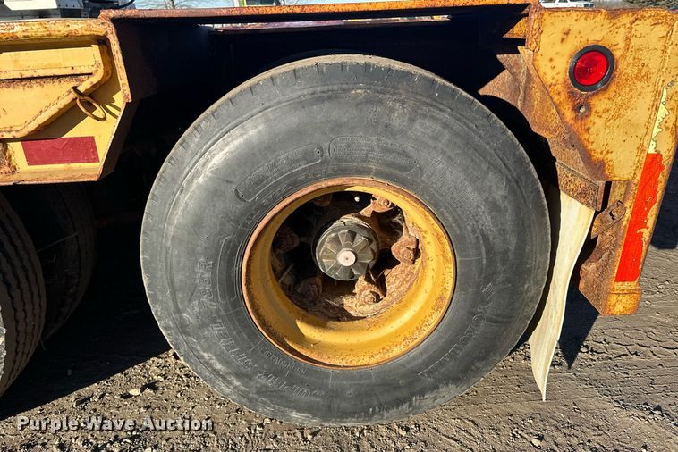 image for item LO9379 1976 Hyster  lowboy equipment trailer