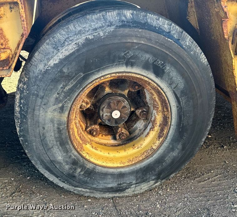 image for item LO9379 1976 Hyster  lowboy equipment trailer