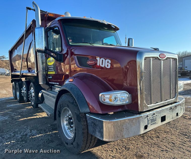 image for item LO9387 2019 Peterbilt 567  dump truck