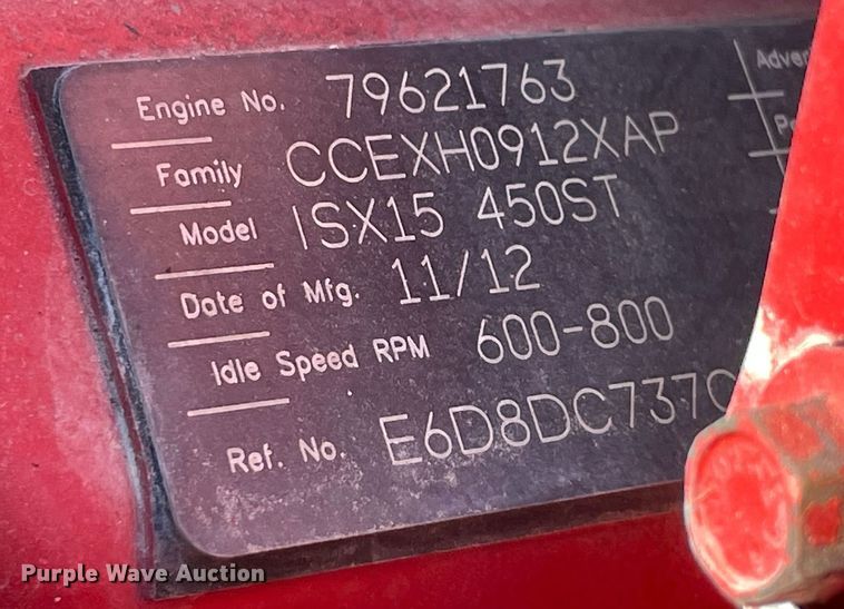 image for item LV9205 2013 Kenworth T800  semi truck