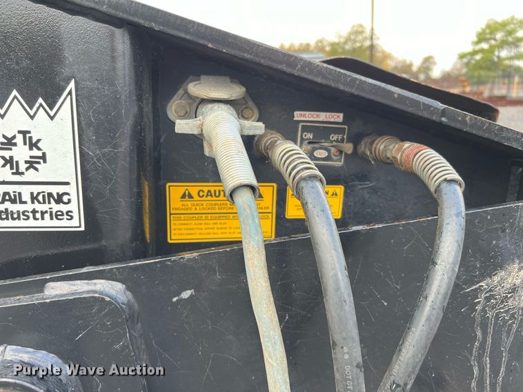 image for item MI9003 2008 Trail King TK110HDG  lowboy equipment trailer