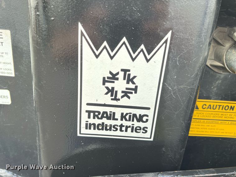 image for item MI9003 2008 Trail King TK110HDG  lowboy equipment trailer