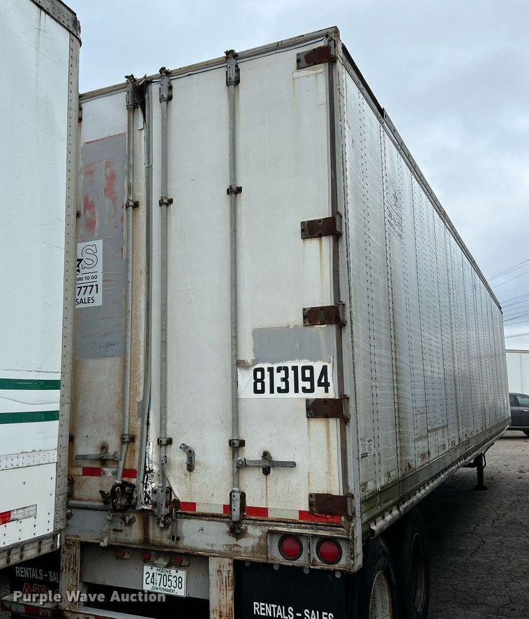 image for item NE9600 1994 Hyundai HDM-48WH-V3261  dry van trailer