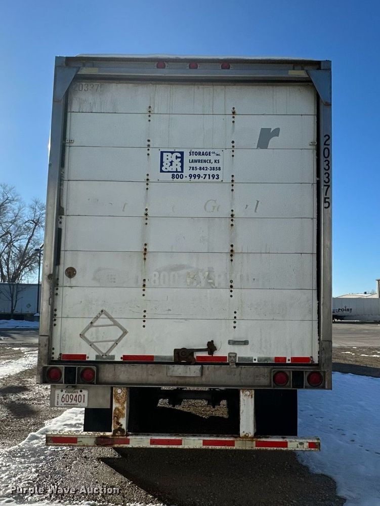 image for item NL9265 2000 Trailmobile  dry van trailer