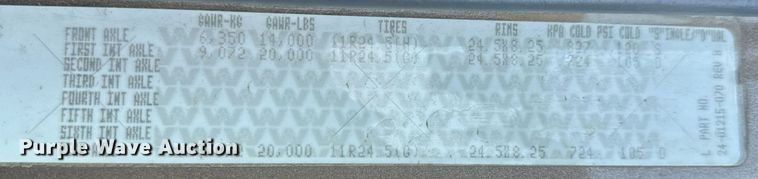 image for item NM9130 2012 Western Star 4900FA  semi truck