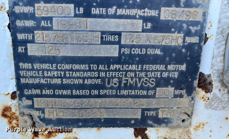 image for item NN9313 1997 Holden HLB 36225  equipment trailer