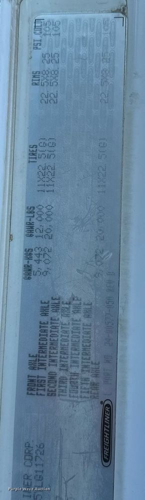 image for item NS9052 2000 Freightliner  dump truck