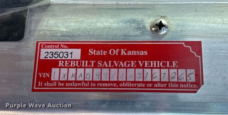 image for item NS9105 2017 Kenworth T660  semi truck