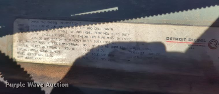 image for item OD9046 2007 Freightliner Columbia  semi truck