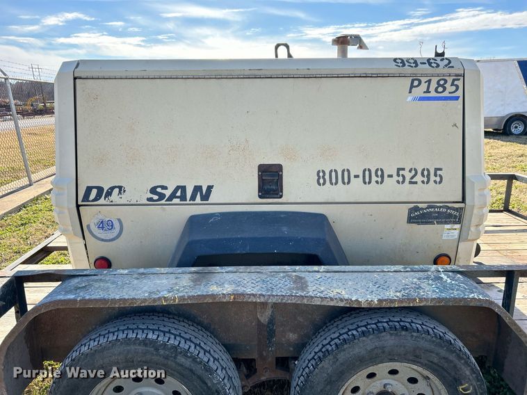 image for item DN0559 2016 Doosan P185  air compressor