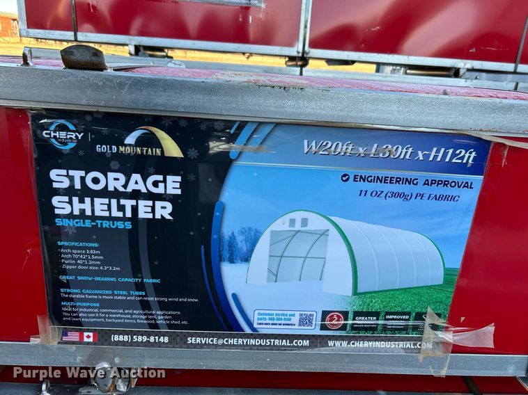 image for item DN0633 Gold Mountain S203012R  truss arch storage shelter