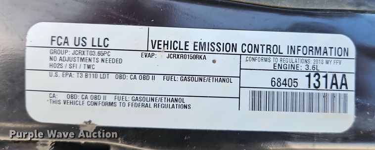 image for item DN7164 2018 Dodge Grand Caravan  handicap accessible van