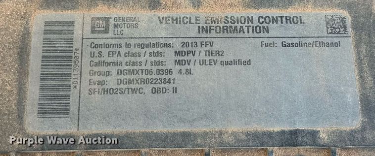 image for item IB9264 2013 Chevrolet Express 2500  van