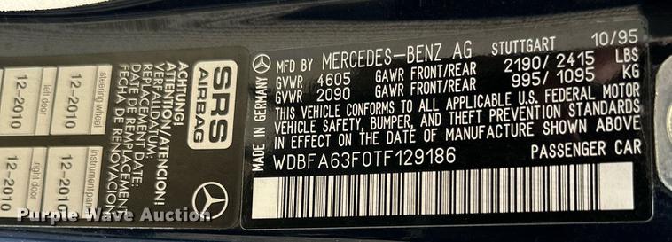 image for item IB9266 1996 Mercedes SL320