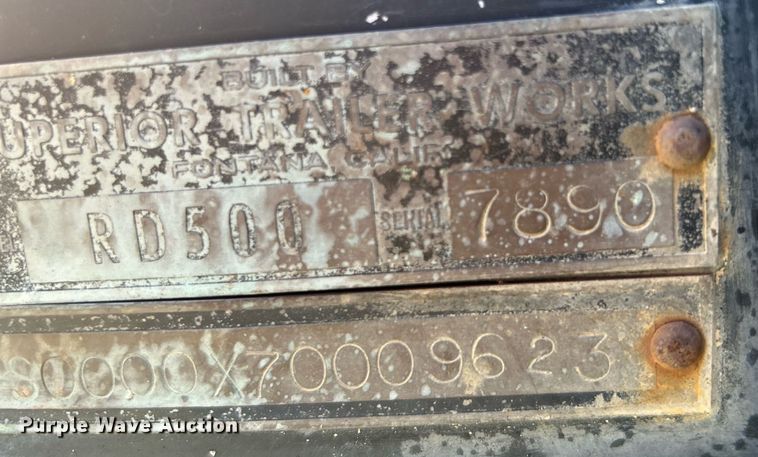 image for item KH9548 2007 Superior Trailers  tranfser trailer