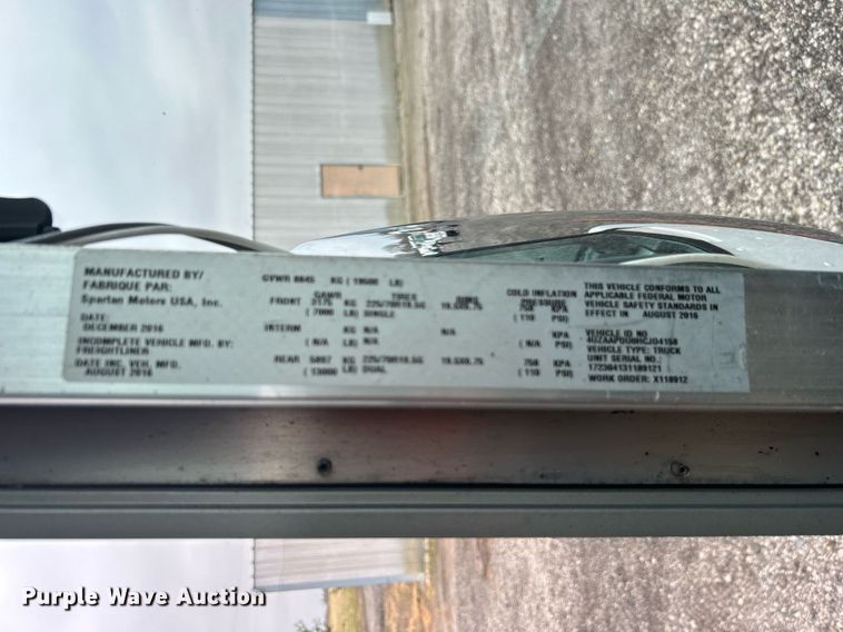 image for item KH9687 2017 Freightliner  MT45 refrigerated delivery truck 