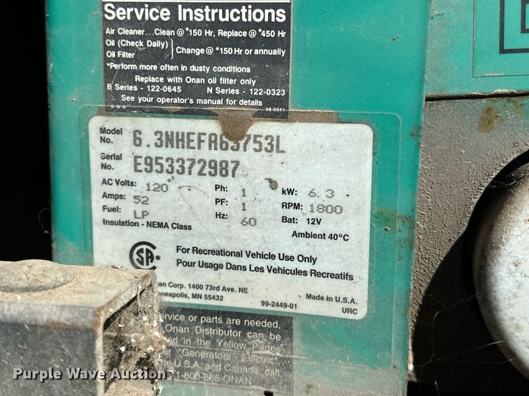 image for item LK9661 1995 Safari Sahara Edition RV