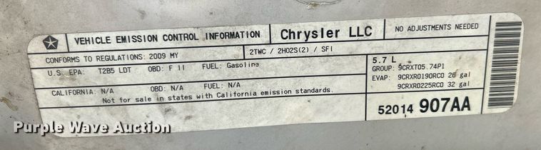 image for item NE9603 2009 Dodge Ram 1500 Crew Cab pickup truck