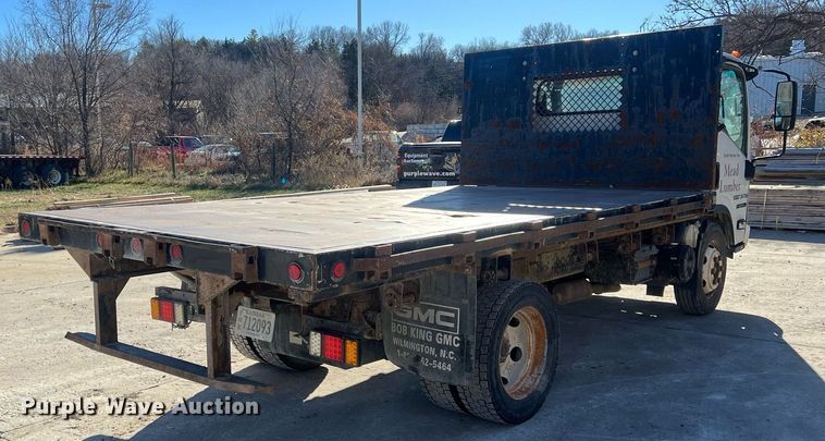 image for item NN9326 2012 Isuzu NPR flatbed truck