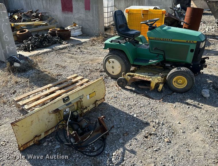 image for item OD9800 John Deere 455  lawn mower