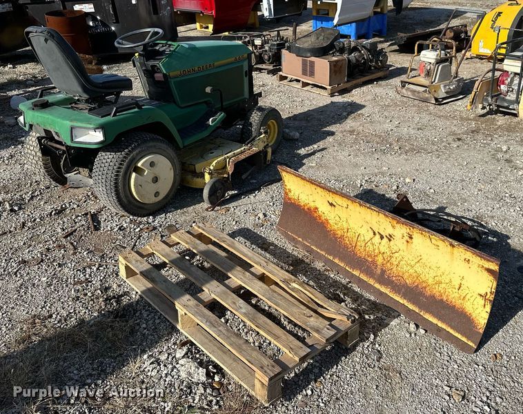 image for item OD9800 John Deere 455  lawn mower