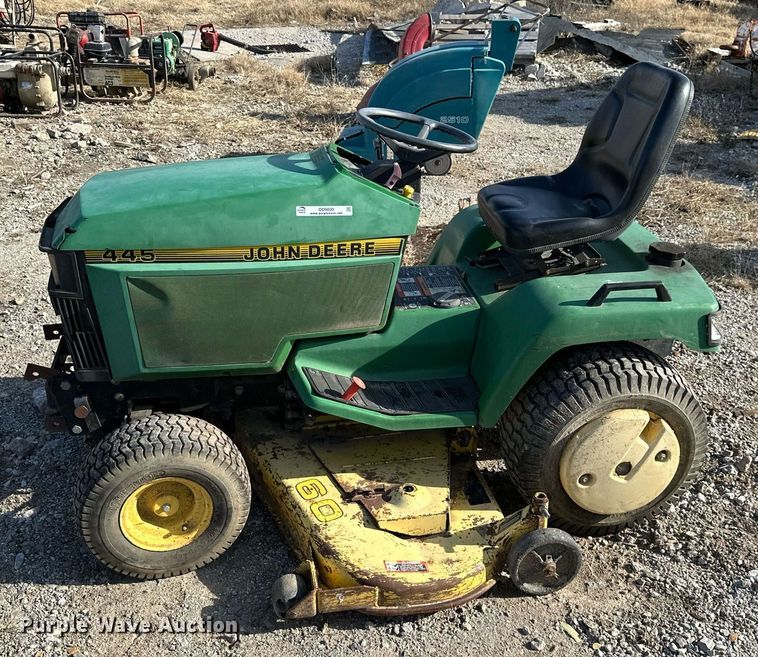 image for item OD9800 John Deere 455  lawn mower