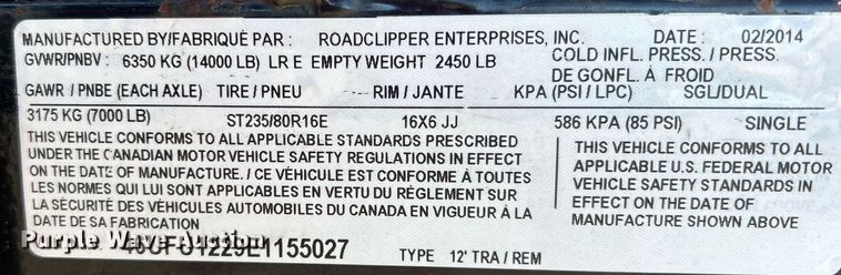 image for item KH9592 2014 Jetstream hydrostatic testing unit