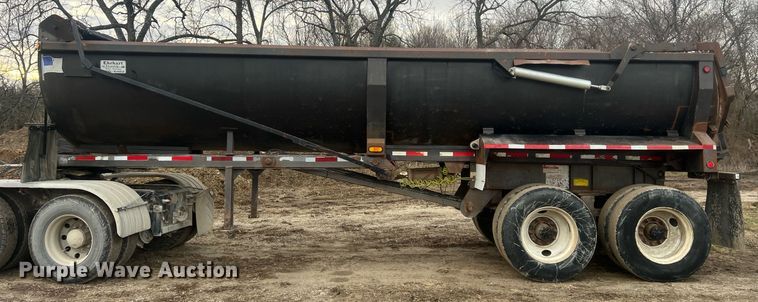 image for item NN9329 1998 Travis end dump trailer
