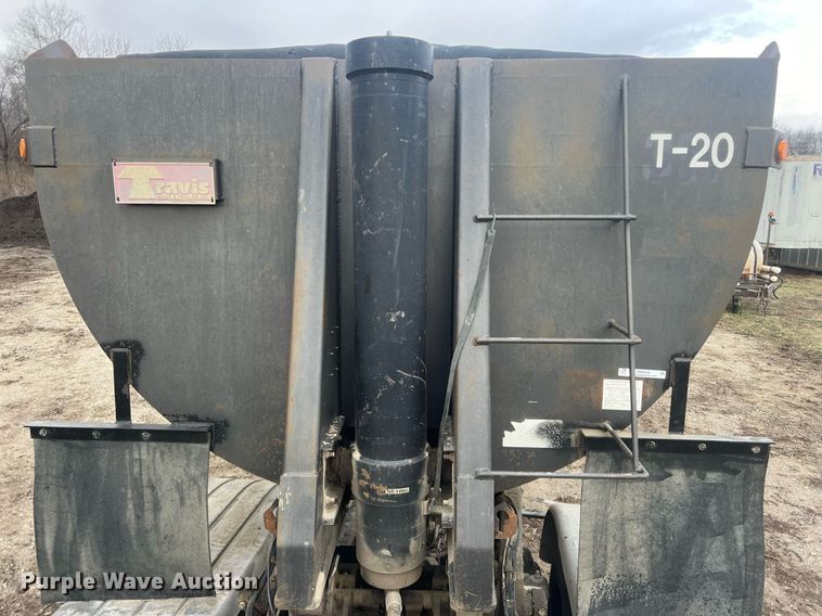 image for item NN9329 1998 Travis end dump trailer